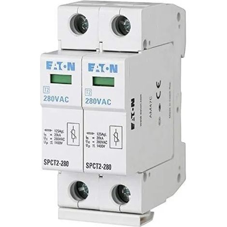 Pararrayos Eaton spct2-280/2 20kA 280VAC