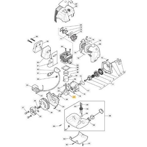ORIGINAL STIGA KURBELWELLE – 118801278/0