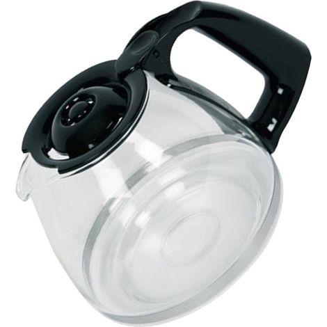 Verseuse en verre pour cafetière Moulinex – Contenance 1.25L – Diamètre 150mm – Couvercle et poignée inclus
