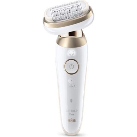Braun – Épilateur électrique femme Wet & Dry – Tête flexible 360° – 40 pincettes – Épilation durable à domicile
