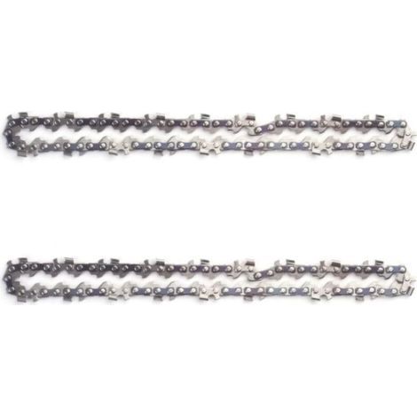 RHG 2-teilige Ersatzkette für 6-Zoll-Minikettensäge, 37 Treibglieder, 1/4-Zoll-Teilung, 15 cm effektive Schnittlänge (1/5)