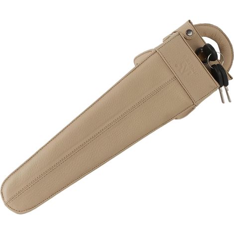 Antivol de volant de voiture en cuir - Outil de du volant antivol - Outil de du volant en cuir - Avec 2 clés - Pour voitures, SUV, voiturettes de golf (1/5)
