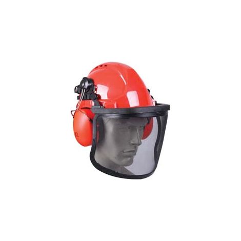 ELMETTO PROTETTIVO CON CUFFIE E VISIERA - 1 pezzi