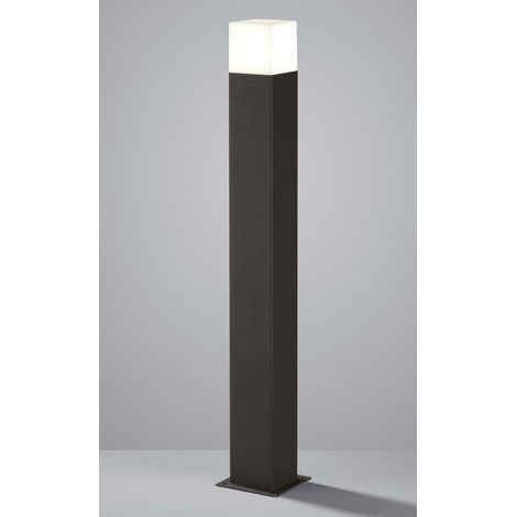 LED Pollerleuchte HUDSON in Anthrazit Höhe 80cm IP44 - Außenleuchte Wegeleuchte
