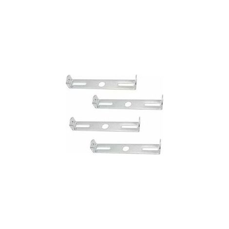Support Plaque Plafonnier,Accessoires Fixation Lustre,Support Fixation Plafonnier,pour Accessoires Support Lampe d'Éclairage Lustre Plafond Bureau à Domicile (Argent),4 Pièces (1/4)