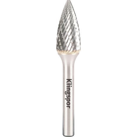 Klingspor HF 100 G Hartmetallfräser, 12,7 x 25 x 6 mm Kreuzverzahnung (1/3)