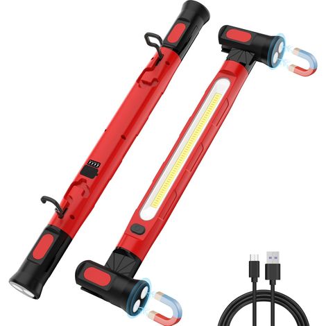 Lampe de Travail 3000LM, 6000mAh Baladeuse LED Rechargeable (1/5)