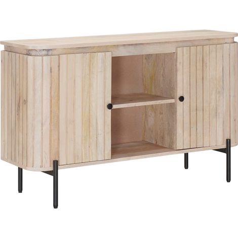 Sideboard 105 x 30 x 65 cm Solid Mango Wood and Engineered Wood vidaXL (1/5)