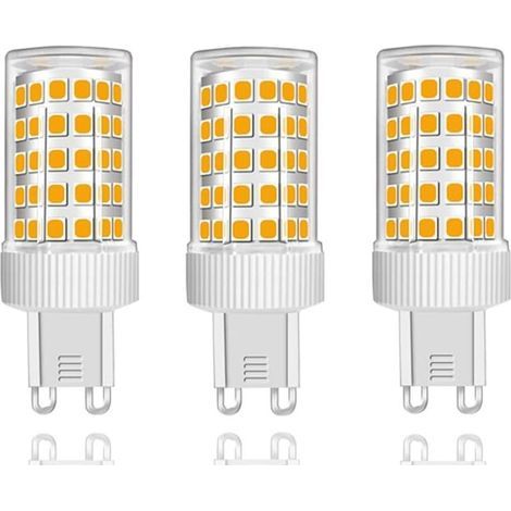 3er-Pack G9 10W LED-Lampen, entspricht 150W Halogen, 86 LEDs, 1000 lm, 360° Abstrahlwinkel, ultrahell, AC220-240V, nicht dimmbar, warmweiß 3000K… [Energieklasse B] (1/5)