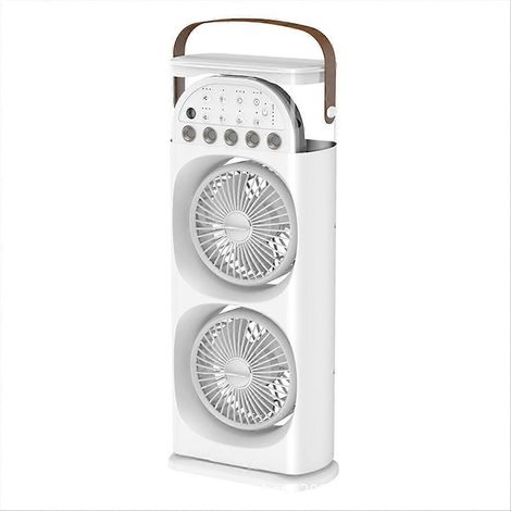 Pulvérisateur à cinq trous avec double ventilateur, sans balais, chargement par prise directe et lumières colorées à plusieurs niveaux. (1/5)