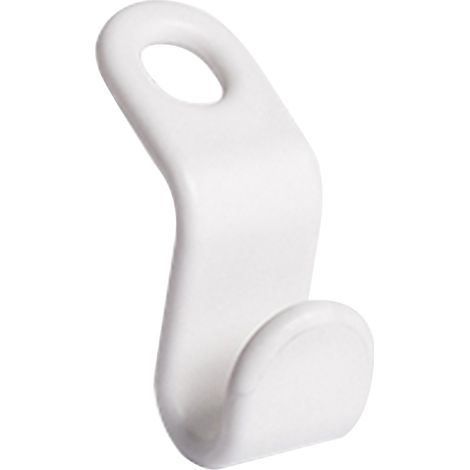 62 Pièces Crochet pour Cintres gain de Place Crochet de Connexion de Cintre, Mini Cintres en Cascade Organisateur pour la Penderie Super pour un gain de place dans son dressing (blanc)