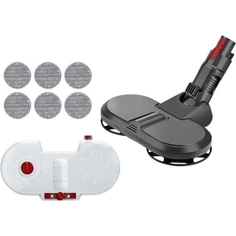 Electric Water Tank for Dyson V7 V8 V10 V11 Vacuum Cleaner Mop with 6 Mops (1/4)