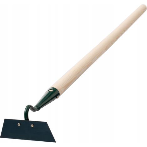 KADAX Hacke, Gartenhacke zum lockern, lüften und jäten, 12 cm, mit Holzstiel