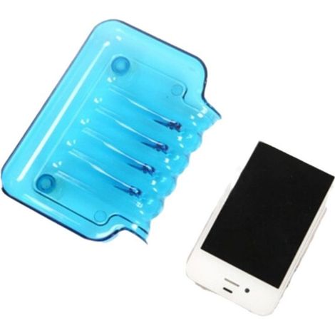 Porte-Savon - Ventouse - Drain Intégré - Pour Salle De Bain Et Cuisine - ABS - 1 Pièce