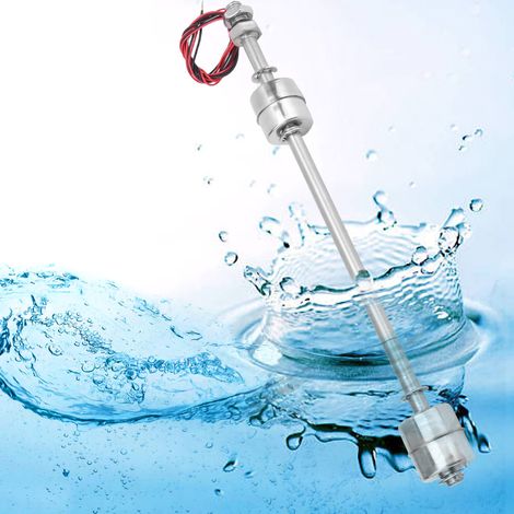 Interrupteur à flotteur à double bille en acier inoxydable, contrôleur de niveau d'eau, capteur (250 mm) (1/5)