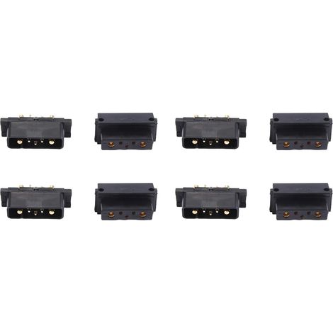4 Paire de Connecteurs de DéCharge Puissance pour BoîTier Batterie au Lithium, Prise Mâle et à 5 Broches, Prise d'alimentation pour PièCes de VéLo ÉLectrique pour Hailong (1/5)