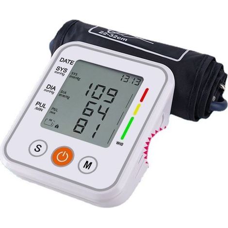 Tensiomètre électronique à domicile, moniteur de bras anglais, instrument de pression artérielle (1/5)