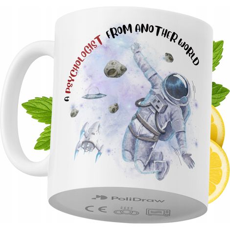 Lustige Tasse für Psychologen – Kaffee- oder Teetasse mit witzigem Textdesign – ideal für Geburtstage, Namenstage, Feiertage und besondere Anlässe. Hochwertige Tasse für Zuhause, Büro und Arbeit. Farb