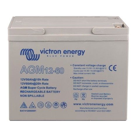 Batterie Victron Energy Super Cycle M5 12 60Ah AGM (1/2)