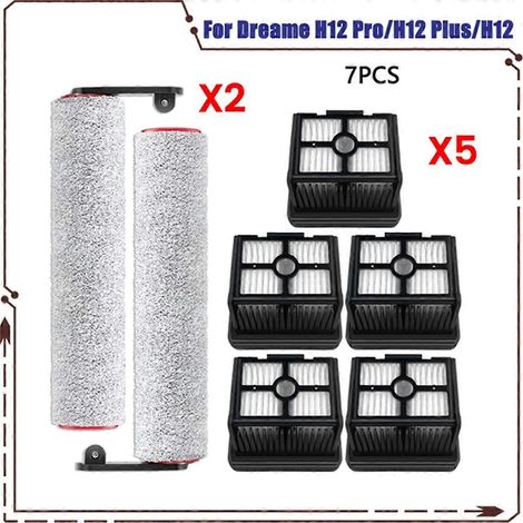 Ersatzteile für die Nass- und Trockensauger H12 Pro / H12 Plus / H12 Core: weiche Bürste, Walze und HEPA-Filter (1/5)