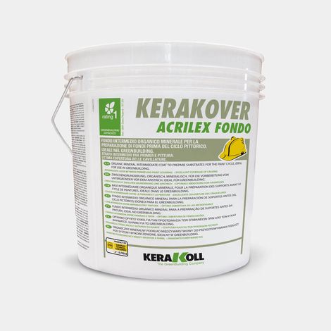 Fissativo interno ed esterno kerakover acrilex fondo bianco 14 lt
