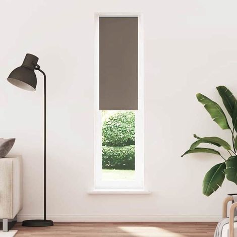 4011067 Store enrouleur occultant café 55x230cm largeur du tissu 50,7cm (1/5)