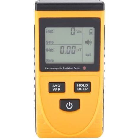 Détecteur de rayonnement électromagnétique, testeur numérique à écran LCD, mesure simultanée du champ magnétique pour l'évaluation (1/5)