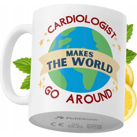 Lustige Tasse für Kardiologen – Kaffee- oder Teetasse mit witzigem Textdesign – ideal für Geburtstage, Namenstage, Feiertage und besondere Anlässe. Hochwertige Tasse für Zuhause, Büro und Arbeit. Farb