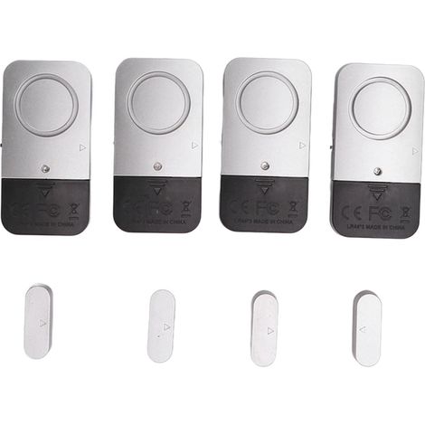 Sicherheitstüralarm, 120 dB Fenstertüralarm 4 Sets für Hotel (1/5)