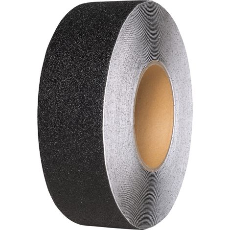 Moravia Antirutsch-Belag schwarz selbstklebend auf Rolle 50 mm x 18,3 m (1/3)