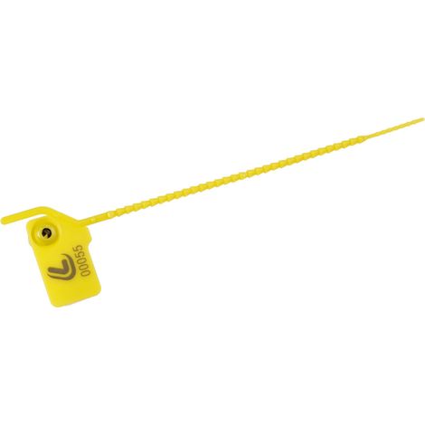 Set 10 Sigilli di sicurezza identificativi, in polipropilene, tubolari zigrinati (1/3)