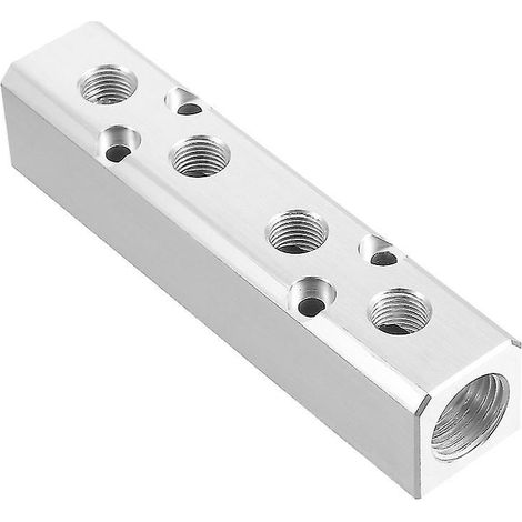 Bloc collecteur en alliage d'aluminium pour outil pneumatique
