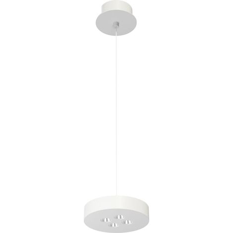 Suspension Led 12W Blanc Mat, Culot Cookie, Irc 90, Variateur Triac, Compatible Avec Les Températures 2700K, 3200K Et 4000K - Beneito & Faure (1/5)
