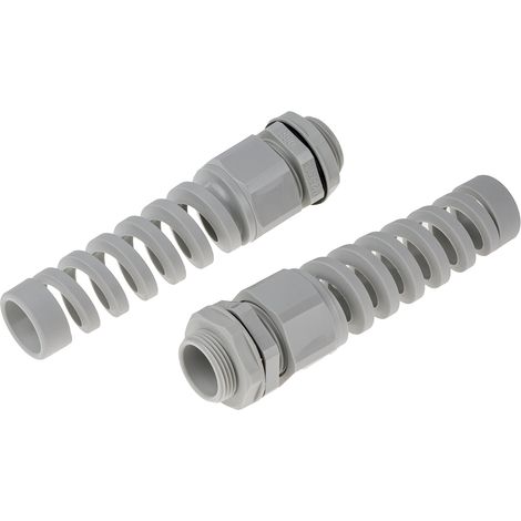 Presse-étoupe M25 en Nylon 66 pour câble de 13mm à 18mm, avec contre-écrous, IP68 ( Prix pour Paquet de 10 )