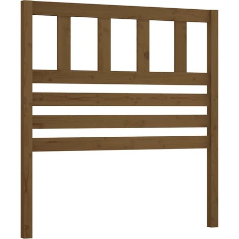 Maison Exclusive - Testiera per Letto ambra 96x4x100 cm in Legno di Pino