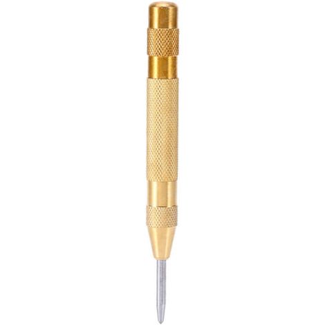 Pointeau Automatique Outil de Poinçon Central Automatique à Ressort en Acier, Longueur: 130mm, Diamètre 12.7mm.