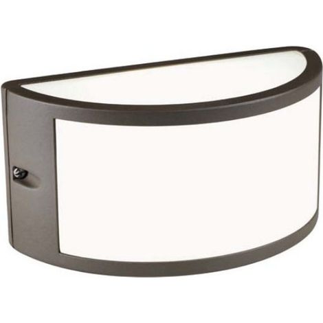 Applique Da Esterno Moderna Petit Alluminio E Termoplastica Caffè Led 10W 4000K (1/9)