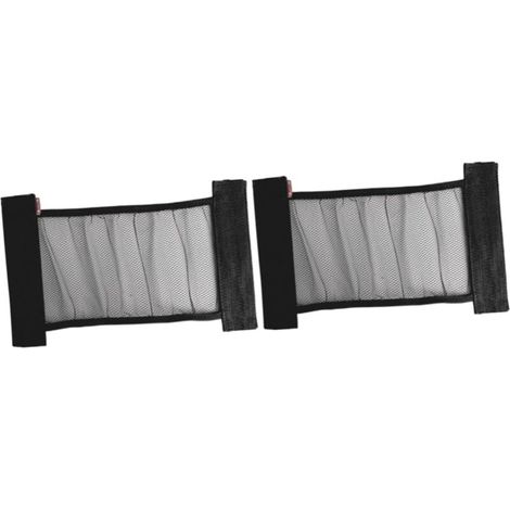 Filet de rangement pour voiture en 2 parties, filet de coffre, filet à bagages, filet de chargement arrière, tissu Oxford, 20 x 35 cm (1/4)