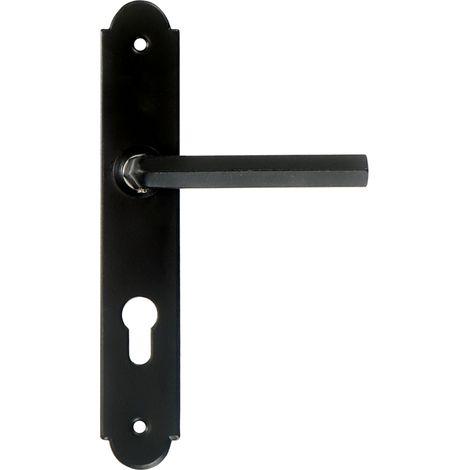 Mango ALBA con placa para inserto de 72 mm, NEGRO