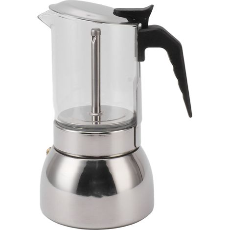 Cafetière multifonctionnelle à Double Valve en acier inoxydable, résistante aux hautes températures, Portable pour la maison et le magasin, 450ML