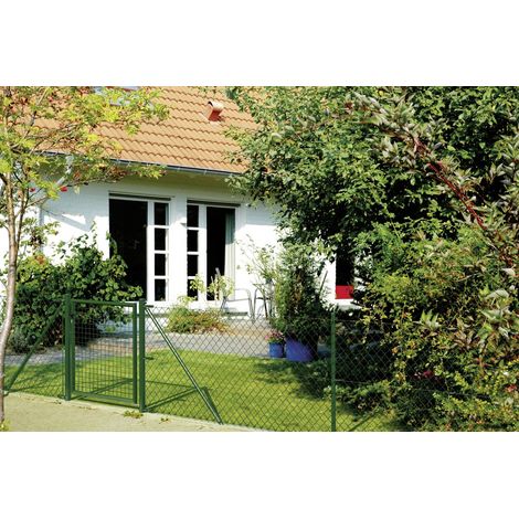 ALBERTS Maschendraht-Geflecht, grün, Höhe: 1250 mm, Gesamtl. 15m, Baumkuchenwicklung (1/3)
