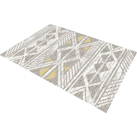 1 Tapis rectangulaire style nordique motif épuré surface douce salon chambre enfant (1/5)