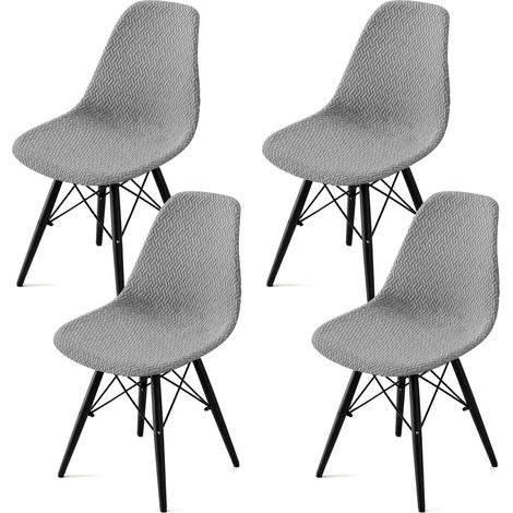 Housse De Chaise Lot De 4, Housse Chaise Universelles, Amovibles Lavables (1/5)