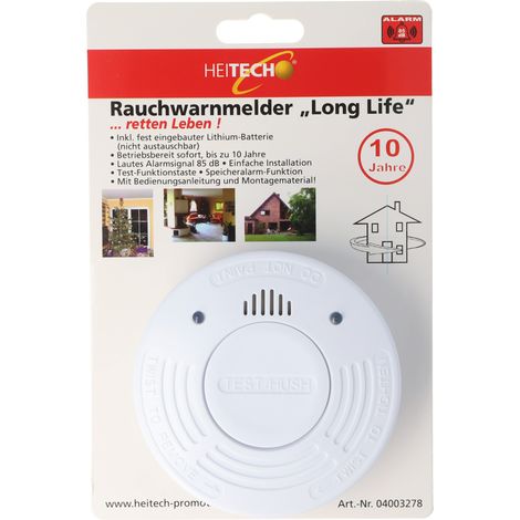 Grundig Rauchmelder Batterie 10 Jahre Signal Brandalarm Feuer Wohnungen Haus (1/5)
