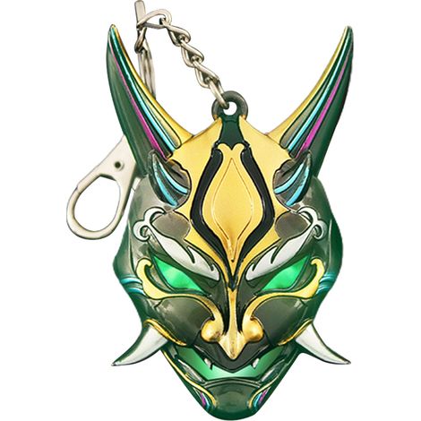 Pendentif figurine de jeu visage couverture porte-clés sac à main sac à dos anneau porte-clés accessoire cosplay breloque cadeau (1/5)