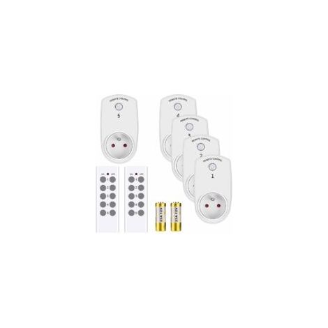 Jeffergarden FBA Monopolys ES9939F Smart Remote Socket 2 Drag 5 Regulations White (General European Standard) - Crezuo (1/4)