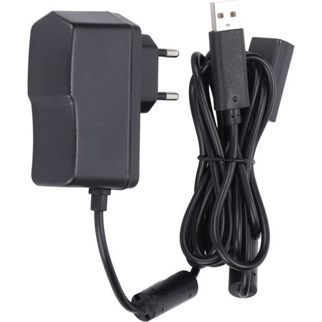 Adaptateur Secteur USB vers AC pour Capteur Kinect Xbox 360, Câble d'Alimentation Haute Sensibilité, Prise UE 100‑240V (1/5)