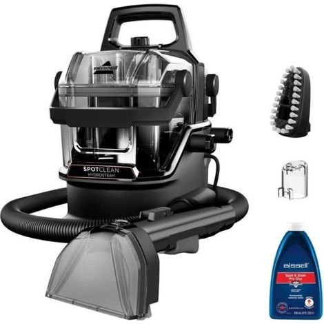 Bissell – Nettoyeur vapeur SpotClean HydroSteam Select – 1000 W – 4,5 m – 3 modes de nettoyage – Pour moquettes, voiture et carrelage (1/5)