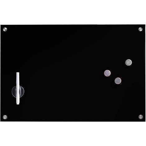 Lavagnetta memo in Vetro Nero 60x40cm