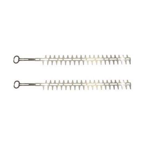 Lot de 2 lames taille-haie Stihl HS45 – Lame à double denture – Longueur 60cm pour haies épaisses – Compatible avec taille-haie thermique